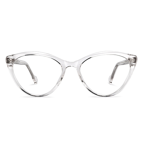 Vincent Chase Online Crystal Transparent Full Rim Cat Eye left side
