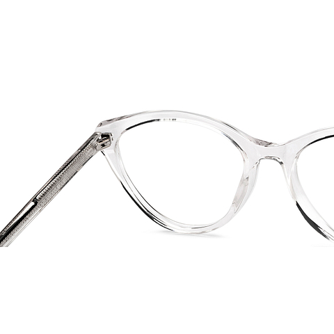 Vincent Chase Online Crystal Transparent Full Rim Cat Eye right side