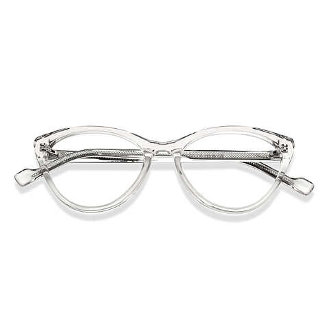 Vincent Chase Online Crystal Transparent Full Rim Cat Eye left side