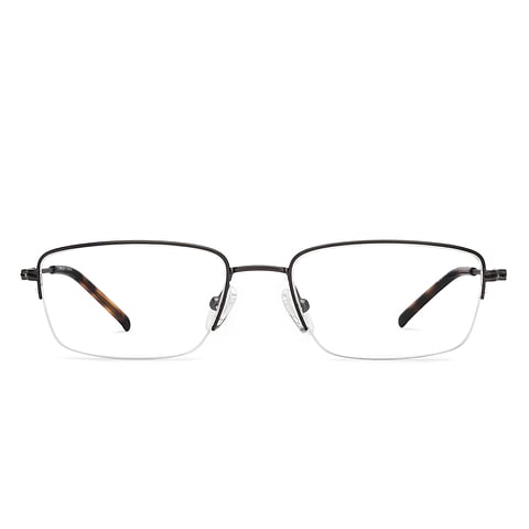 Vincent Chase Online Black Half Rim Rectangle left side