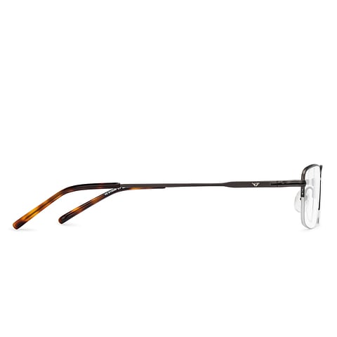 Vincent Chase Online Black Half Rim Rectangle left side