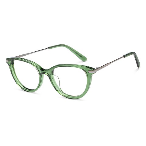 Vincent Chase Online Green Transparent Full Rim Cat Eye right side