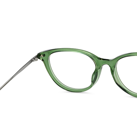 Vincent Chase Online Green Transparent Full Rim Cat Eye right side