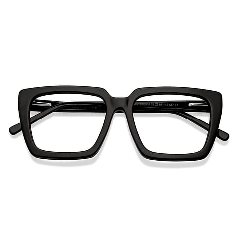 Lenskart STUDIO Black Full Rim Square left side