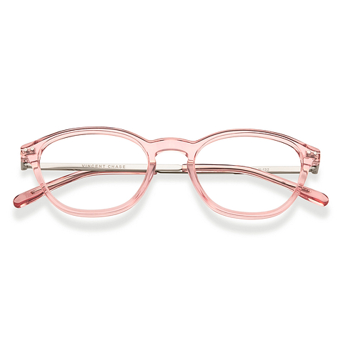 Buy Pink Silver Pink Full Rim Cat Eye Vincent Chase Blend Edit VC