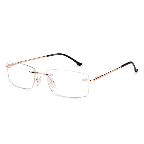 Vincent Chase Gold Rimless Rectangle right side