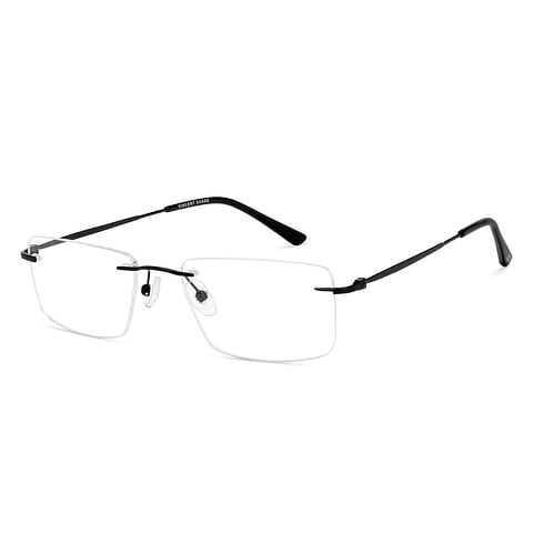 Vincent Chase Black Rimless Rectangle right side