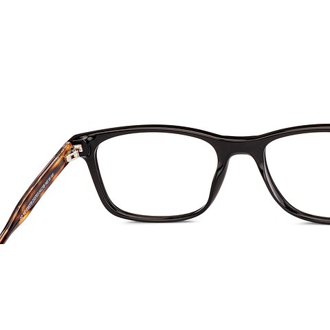 Vincent Chase Black Full Rim Square right side