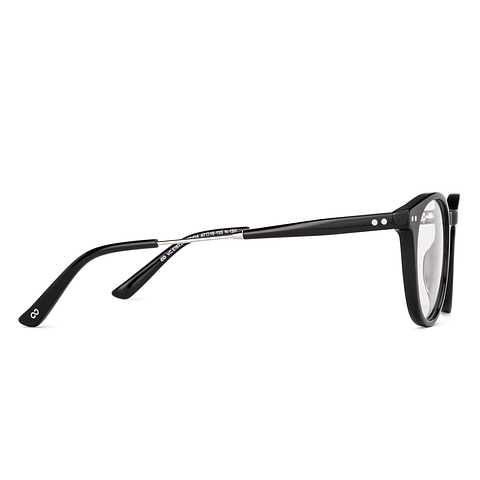Vincent Chase Black Full Rim Round left side Vincent Chase Black Full Rim Round left side