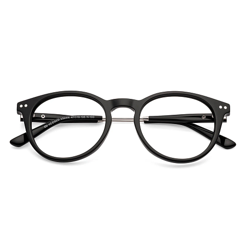 Vincent Chase Black Full Rim Round left side Vincent Chase Black Full Rim Round left side