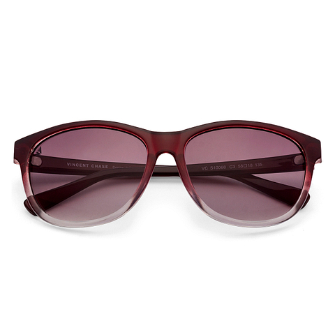 Vincent Chase Online Maroon Transparent Full Rim Wayfarer right side