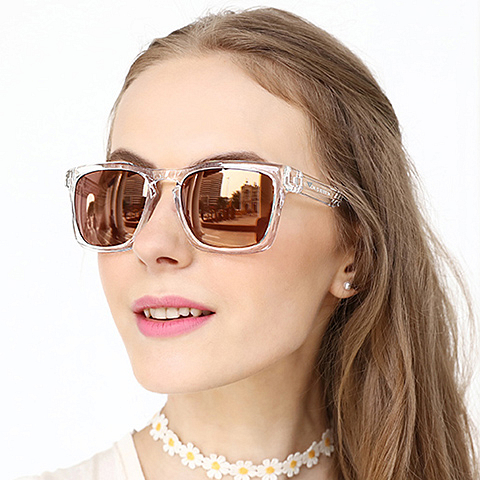 Vincent Chase Online Crystal Transparent Full Rim Square left side