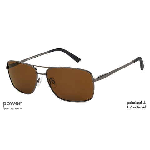 Vincent Chase Online Mid Gunmetal Full Rim Rectangle right side