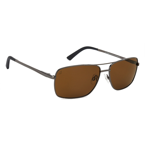 Vincent Chase Online Mid Gunmetal Full Rim Rectangle left side