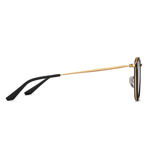 Vincent Chase Online Golden Brown Full Rim Round left side