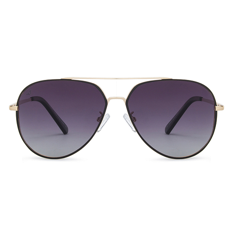 Buy Gold Black Purple Gradient Full Rim Aviator Vincent Chase