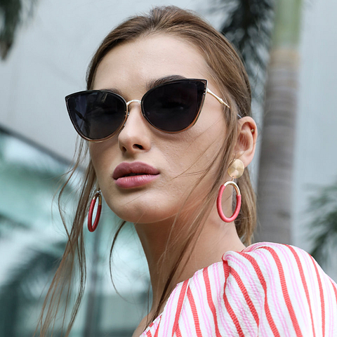 Vincent Chase Online Gold Full Rim Cat Eye right side