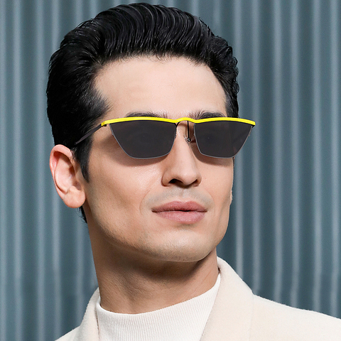 Vincent Chase Online Black Half Rim Rectangle right side