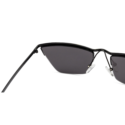 Vincent Chase Online Black Half Rim Rectangle left side