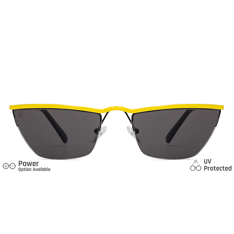 Vincent Chase Online Black Half Rim Rectangle left side