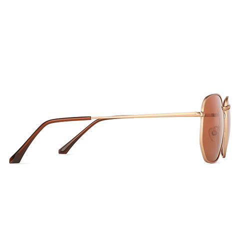 Vincent Chase Online Matte Golden Full Rim Geometric right side