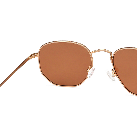Vincent Chase Online Gold Full Rim Geometric left side