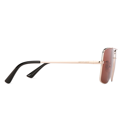 Vincent Chase Online Golden Full Rim Rectangle/ Square left side