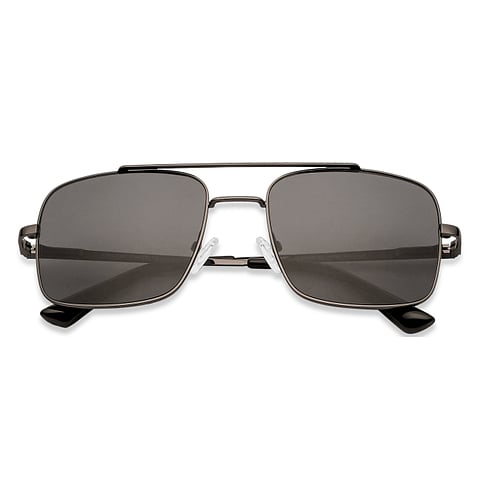 Vincent Chase Online Mid Gunmetal Full Rim Rectangle left side