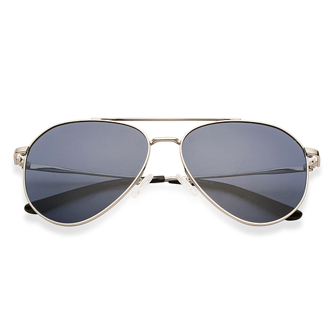 Vincent Chase Online Silver Full Rim Aviator left side