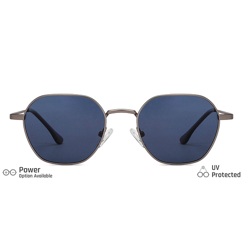 Vincent Chase Online Mid Gunmetal Full Rim Geometric left side
