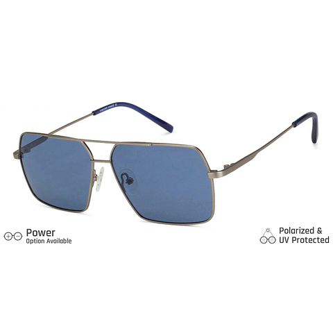 Vincent Chase Online Mid Gunmetal Full Rim Rectangle right side