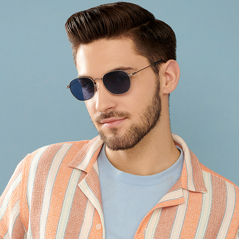 Vincent Chase Online Mid Gunmetal Full Rim Round right side