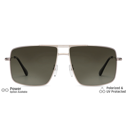 Vincent Chase Online Silver Full Rim Rectangle left side