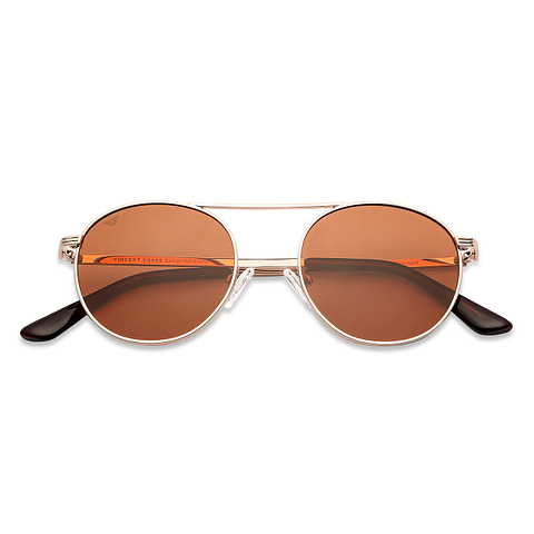 Vincent Chase Online Gold Full Rim Round left side