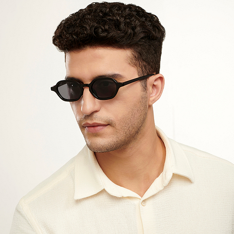 Vincent Chase Online Black Full Rim Geometric left side