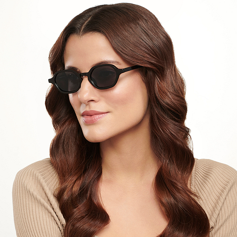 Vincent Chase Online Black Full Rim Geometric left side