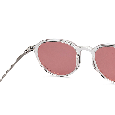 Vincent Chase Polarized Crystal Transparent Full Rim Round right side