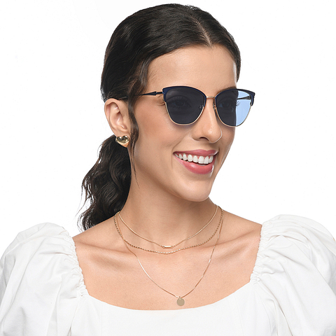 Vincent Chase Online Gold Full Rim Cat Eye right side