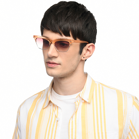 Vincent Chase Online Silver Full Rim Cat Eye left side