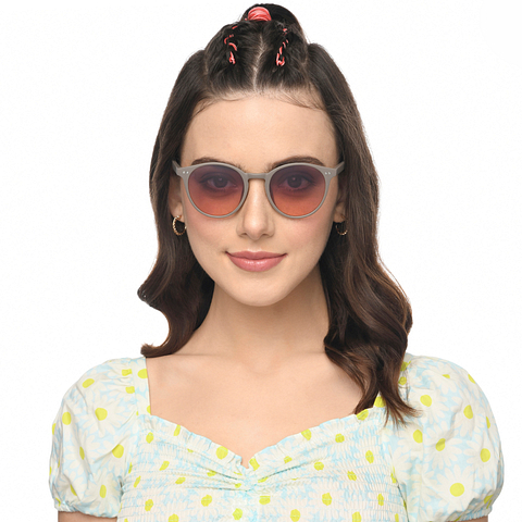 Vincent Chase Online Light Brown Full Rim Round right side