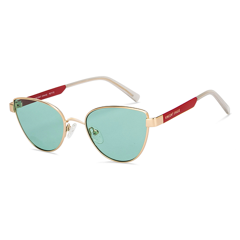 Vincent Chase Gold Full Rim Cat Eye left side