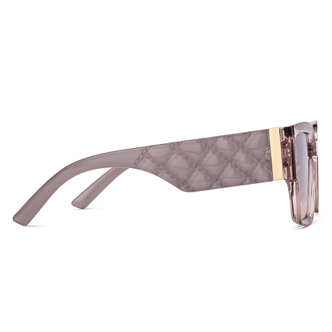 Vincent Chase Polarized Grey Transparent Full Rim Square left side