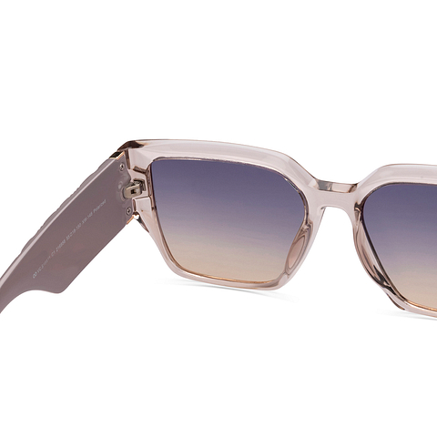 Vincent Chase Polarized Grey Transparent Full Rim Square right side