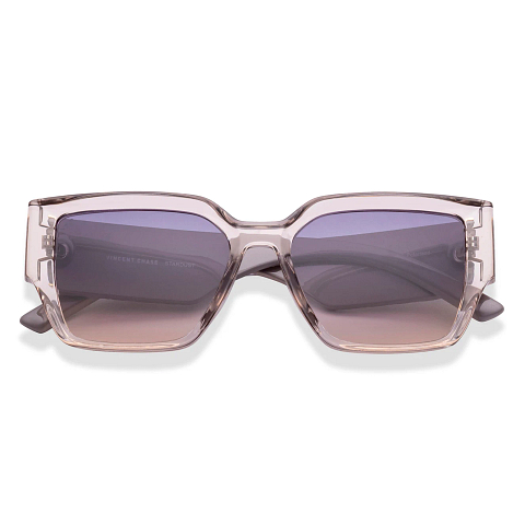 Vincent Chase Polarized Grey Transparent Full Rim Square left side