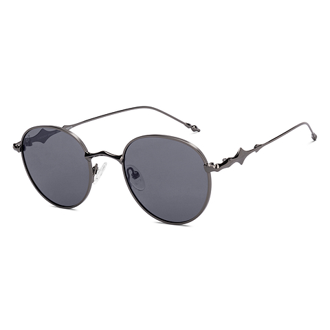 Vincent Chase Polarized Mid Gunmetal Full Rim Round left side