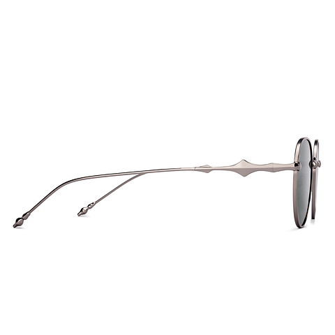 Vincent Chase Polarized Mid Gunmetal Full Rim Round left side