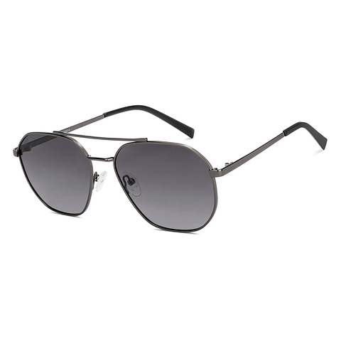 Vincent Chase Polarized Mid Gunmetal Full Rim Geometric right side