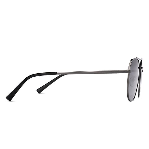 Vincent Chase Polarized Mid Gunmetal Full Rim Geometric left side