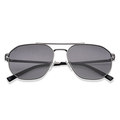 Vincent Chase Polarized Mid Gunmetal Full Rim Geometric left side