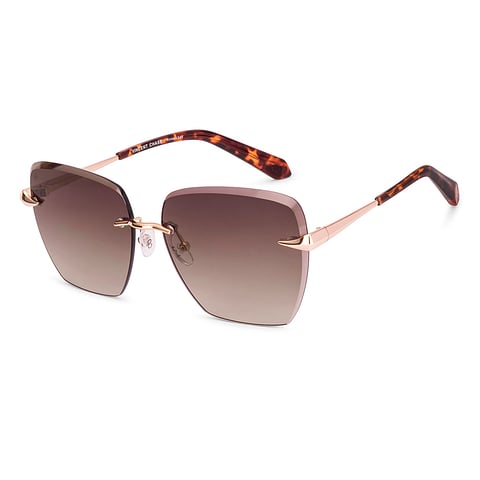 Vincent Chase Gold Rimless Cat Eye left side Vincent Chase Gold Rimless Cat Eye left side